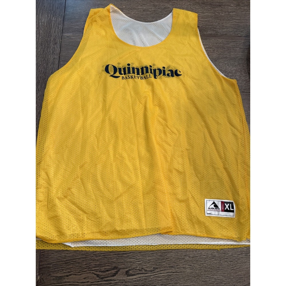 Quinnipiac University Bobcats Basketball Reversible Pinnie Jersey Size Adult XL
